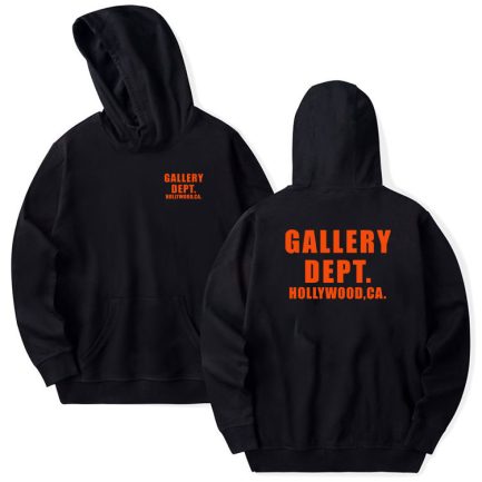 Gallery Dept Hollywood Ca Front Back Print Hoodie