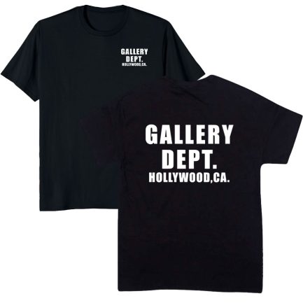 Gallery Dept Hollywood Ca Front Back Print Tshirt